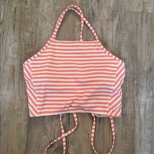 Peachy Keen Switchback Swim Crop Top Albion Fit